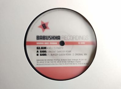 Glam - Hell's Party -  Babushka Recordings - QUINTESSENTIAL Dublin CLASSIC!