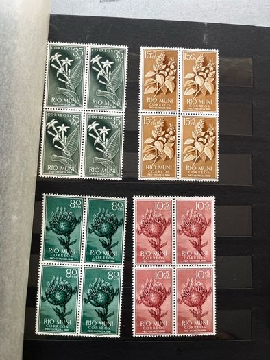 SPAIN Colonies album with stamps