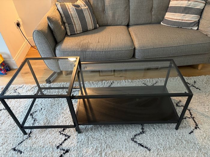 coffe glass table