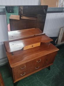 Vintage Dressing Table with Mirror