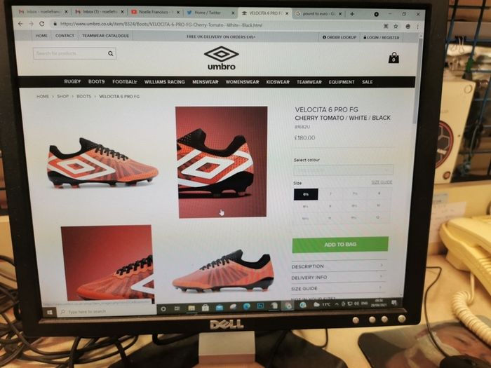 umbro velocita 6 pro