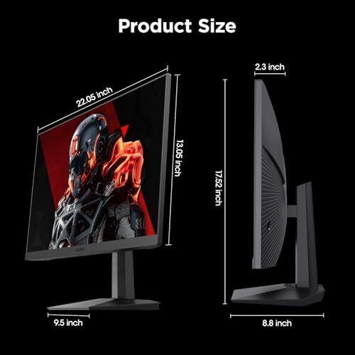 KOORUI 24.5 Inch FHD Gaming Monitor, VA, 1ms, Adpitive Sync, HDMI (144Hz)/DisplayPort (180Hz), sRGB 99%, VESA, Tilt Adjustable, Eye Care