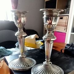 Silver Candle Sticks