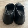 Flat slip on black women's casual shoes Image 4
