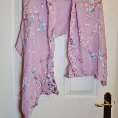 Monsoon Silk Floral 2 layer Scarf Shawl