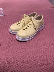 Camper summer trainers, canary yellow (size 36)