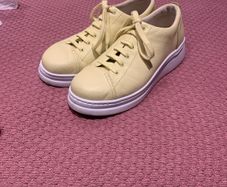 Camper summer trainers, canary yellow (size 36)