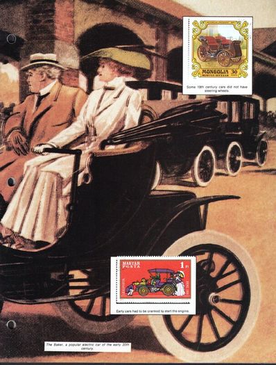 Automobiles A World of Wheels Stamp Album
