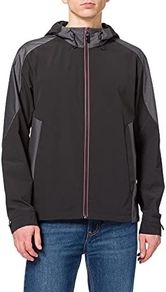 BOSS Men's J Flint Rain Jacket, Black , Size L