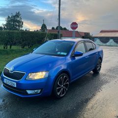 Blue Skoda Octavia