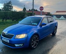 Blue Skoda Octavia