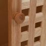 Sink Cabinet with Mirror Solid Walnut Wood Image 2