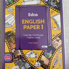 Edco English Paper 1 Leaving Certificate Higher Level + Unused e-Book Code