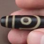 Antique Himalayan Tibetan 2 Eyes Agate Dzi Bead Amulet Pendant Image 3