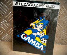 Vintage 1992 Gamba Osaka J League Sticker Decal Soccer  Football Japan JLeague 1990s Retro
