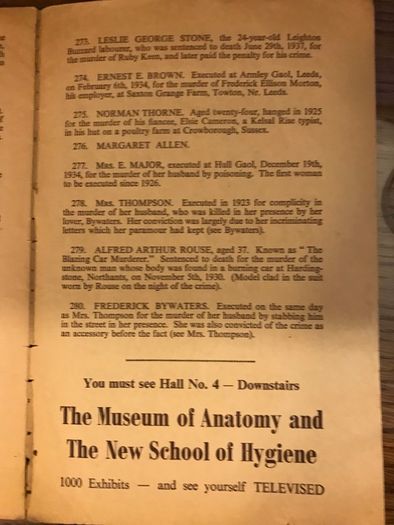 Vintage Blackpool Brochure of Louis Tussauds