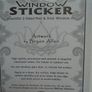 Window sticker, Stained glass effect, Window decor Image 2