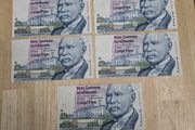 Selection Of Irish C Series Douglas Hyde 50 Pound Notes