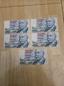 Selection Of Irish C Series Douglas Hyde 50 Pound Notes