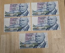 Selection Of Irish C Series Douglas Hyde 50 Pound Notes