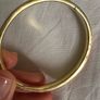 18K Gold plated brass bracelet LOVE coral/terracotta Image 4