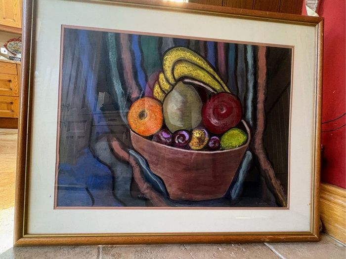 Still Life mixed media painting