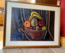 Still Life mixed media painting