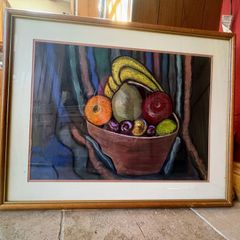 Still Life mixed media painting