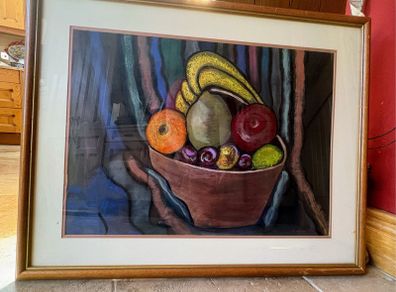 Still Life mixed media painting