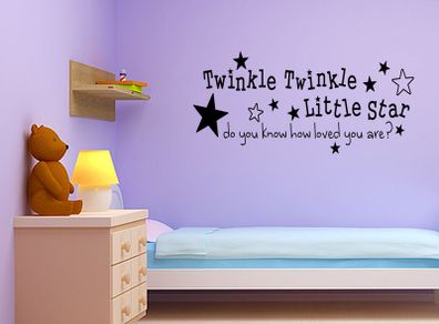 Twinkle Twinkle Little Star Kids Wall Stickers