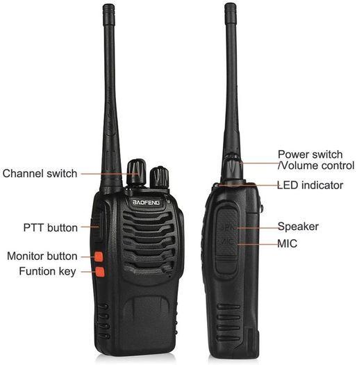 Pro Two-Way Radio 400-470MHz Walkie Talkie