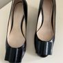 Nine West Black Tulip Wedge Pumps Image 2