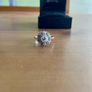 Diamond White Gold Art Deco Engagement or Dress ring Image 5