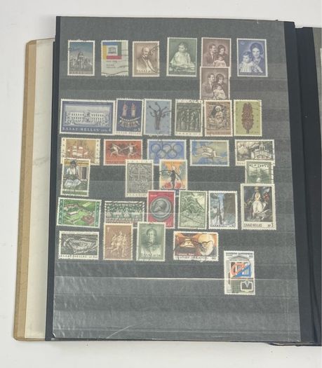 Collection: Cyprus, Greece, Italy and San Marino Stamps both mint an commemorative stamps on 41 pages