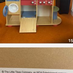 little tikes wooden kitchen