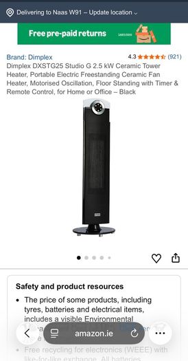 dimplex DXSTG25
