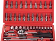 main image for ad New 46 Pcs DIY Tool Set Screwdrivers Torx Hex Key Socket Wrench Bar Case #1440