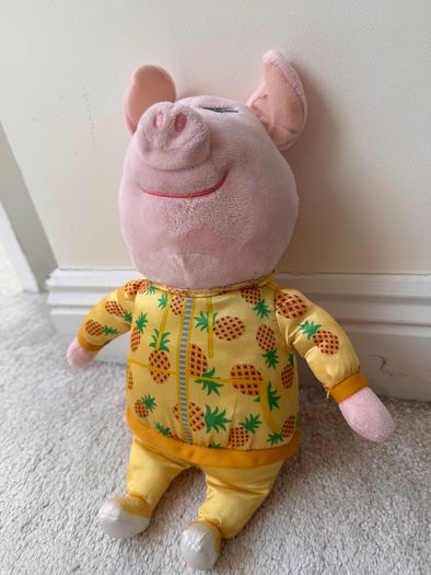 Sing 2 Gunter Pig Plush Universal Studios approx. 12" Used Damaged Please see photos