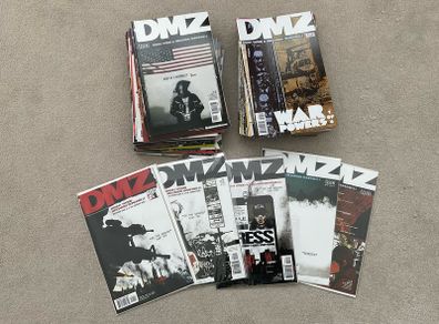 The complete series of vertigo / Brian Wood  DMZ comics issues 1-72