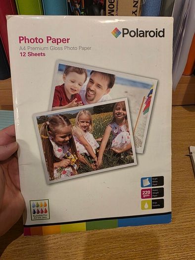 Polaroid photo paper