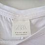 Zara White Crop T-Shirt Image 2
