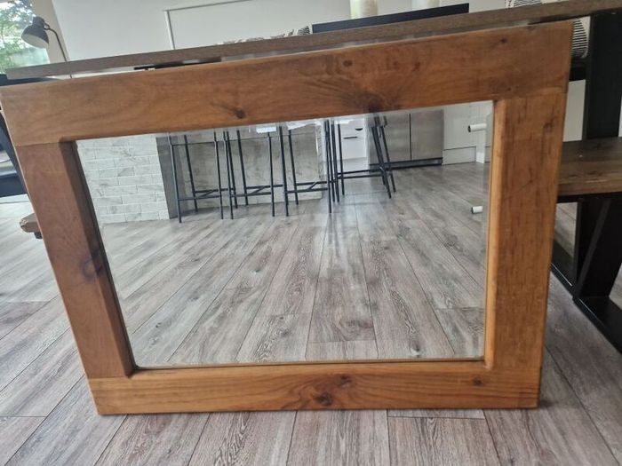 Solid Oak Mirror