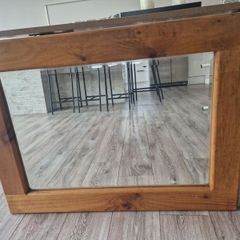 Solid Oak Mirror