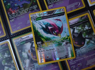 Unfezant ! Full Art ! Reverse Holo Rare ! from Roaring Skies ! 2015 ! Pokemon Card !