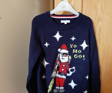 Boys Bluezoo christmas jumper with lights 6-7 years