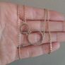 925 silver gold plate necklace Image 8