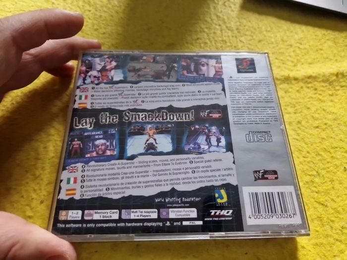 Smack Down PlayStation1 Ps1 PlayStation2 Ps2 Games Original