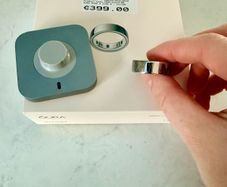 Oura Ring 4, Size 8 Silver
