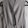 ASOS Light Grey Dress with Triangle Cutout Back. Image 2
