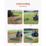 Drag Harrow, 4 ft Heavy Duty Tow Behind Drag Harrow with Adjustable Bars & 72 in Chain, Driveway Grader Landscape Rake for ATV, UTV, Tractor Image 6